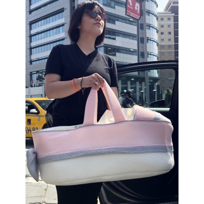 Sema Baby Portbebe Yenidoğan Bebek Yatağı - Ekru/Pembe-Sema Baby Sema Baby Portbebe Yenidoğan Bebek Yatağı - Ekru/Pembe-Sema Baby
