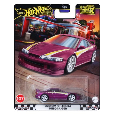 Hot Wheels Boulevard Premium Tekli Arabalar - Custom 01 Acura İntegra GSR-Hot Wheels Hot Wheels Boulevard Premium Tekli Arabalar - Custom 01 Acura İntegra GSR-Hot Wheels