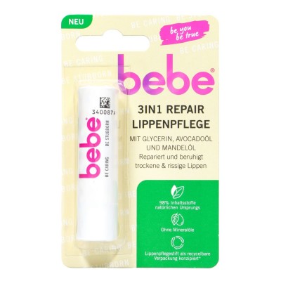 Bebe Zartpflege 3 in 1 Onarıcı Dudak Bakım Kremi-Bebe Zartpflege Bebe Zartpflege 3 in 1 Onarıcı Dudak Bakım Kremi-Bebe Zartpflege