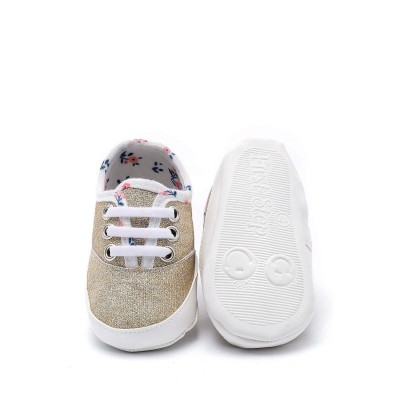 First Step Simli Patik - Gold 8-12 Ay / No.18-First Step First Step Simli Patik - Gold 8-12 Ay / No.18-First Step
