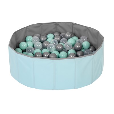 Comfymax Katlanır Mavi Oyun Alanı ve Top Havuzu – 100 Top-Comfymax Comfymax Katlanır Mavi Oyun Alanı ve Top Havuzu – 100 Top-Comfymax