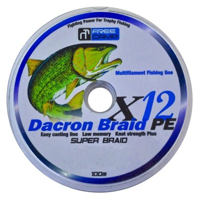 FreeCamp Dakron 12 Braid 100m 0.37mm Olta Misinası-FreeCamp