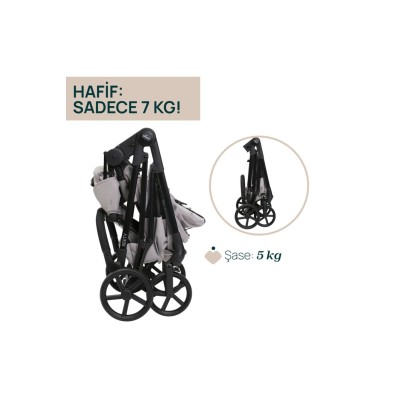 Chicco Seety Çift Yönlü Bebek Arabası - Florence Beige-Chicco Chicco Seety Çift Yönlü Bebek Arabası - Florence Beige-Chicco