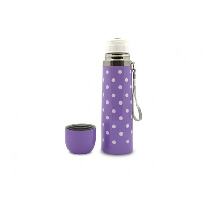 Sema Baby Puantiyeli Bebek Termosu 500 ml - Mor-Sema Baby Sema Baby Puantiyeli Bebek Termosu 500 ml - Mor-Sema Baby