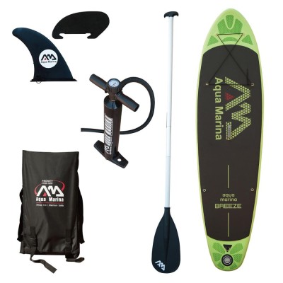 Aqua Marina Breeze iSUP-Stand-Up 3m/10cm Thickness Kürekli Paddle Board-Aqua Marina