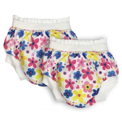 Sema Baby 2'li Desenli Lüks Alıştırma Külodu No.2 15-20 kg - Flowers-Sema Baby