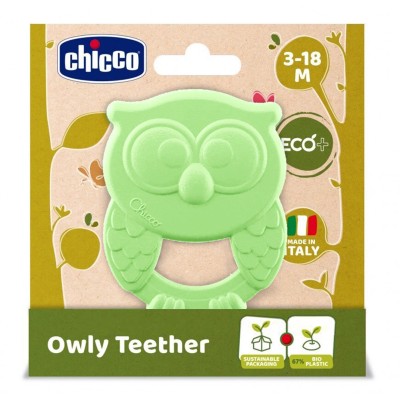 Chıcco Owly Diş Kaşıyıcı 3-18 Ay - Yeşil-Chicco