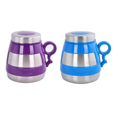 Andoutdoor AND431 İçi Dışı Çelik Plastik Desenli Kupa Mug-STD-Andoutdoor