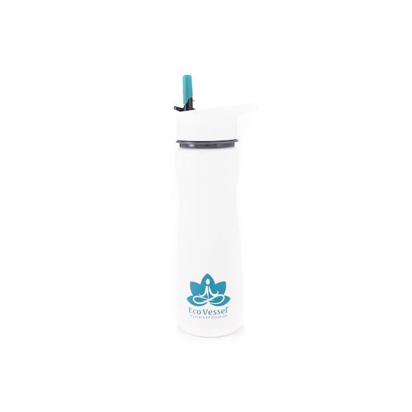 Eco Vessel Aqua Vessel Insulated Filtre Bottle Termos 0.50 Litre-BEYAZ