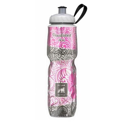 Polar Bottle Insulated Graphic Termos 0.70 Litre-PEMBE-GRİ-Polar