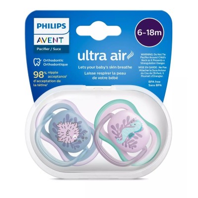 Philips Avent Ultra Air Emzik 6-18 Ay 2li Kız SCF085/61-Philips Avent Philips Avent Ultra Air Emzik 6-18 Ay 2li Kız SCF085/61-Philips Avent