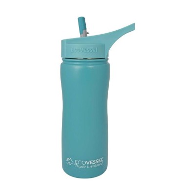 Eco Vessel Summit Insulated Steel Straw Bottle Termos 0.50 Litre-YEŞİL-Eco Vessel