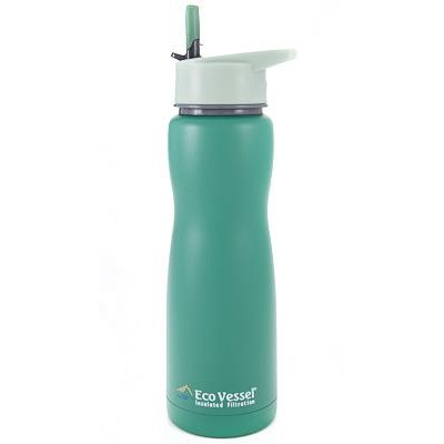 Eco Vessel Aqua Vessel Insulated Filtre Bottle Termos 0.75 Litre-YEŞİL-Eco Vessel