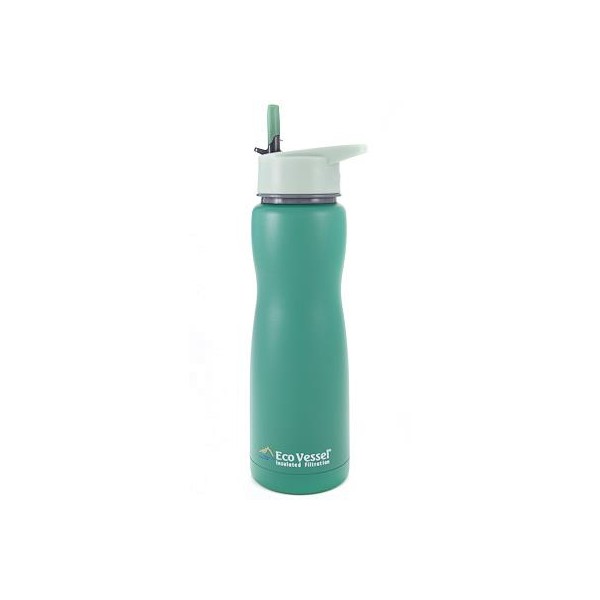 Eco Vessel Aqua Vessel Insulated Filtre Bottle Termos 0.75 Litre-YEŞİL