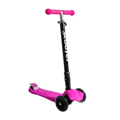 Xslide Işıklı Tekerlekli Scooter-PEMBE-Xslide