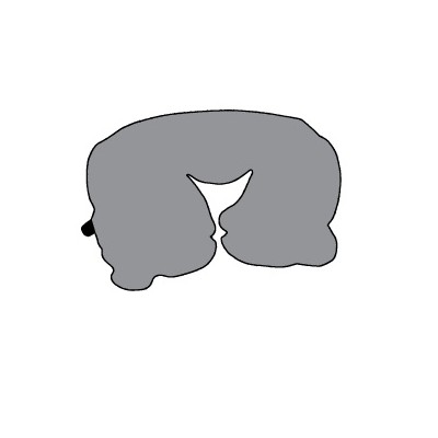 Jr Gear U Pillow Boyun Yastığı-GRİ-Jr Gear Jr Gear U Pillow Boyun Yastığı-GRİ-Jr Gear