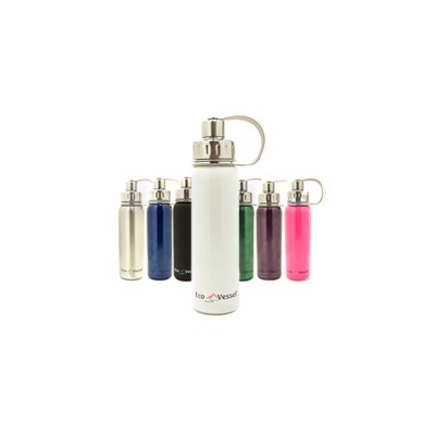 Eco Vessel Paslanmaz Çelik Vidalı Başlık Termos 0.75 Litre-PEMBE-Eco Vessel Eco Vessel Paslanmaz Çelik Vidalı Başlık Termos 0.75 Litre-PEMBE-Eco Vessel