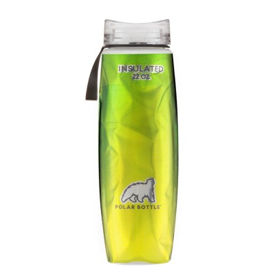 Polar Bottle Ergo Insulated Halftone Termos 0.65 Litre-YEŞİL-Polar Polar Bottle Ergo Insulated Halftone Termos 0.65 Litre-YEŞİL-Polar