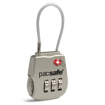 Pacsafe Prosafe 800 TSA Accepted 3-Dial Cable Lock Çanta Kilidi-Pacsafe Pacsafe Prosafe 800 TSA Accepted 3-Dial Cable Lock Çanta Kilidi-Pacsafe