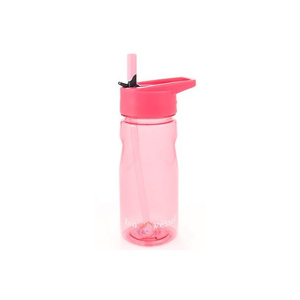 Eco Vessel Tritan Plastik Termos 0.50 Litre-PEMBE