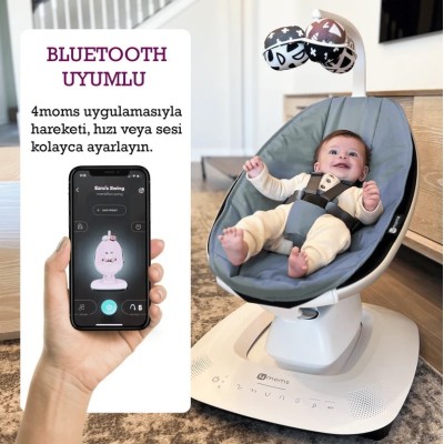 4Moms Mamaroo 5.0 Elektrikli Ana Kucağı - Slate Blue-4moms 4Moms Mamaroo 5.0 Elektrikli Ana Kucağı - Slate Blue-4moms