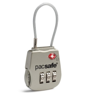 Pacsafe Prosafe 800 TSA Accepted 3-Dial Cable Lock Çanta Kilidi-Pacsafe