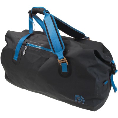 Jr Gear Roll Top Vinyl Duffel Su Geçirmez Spor Çanta 30 Litre-SİYAH-MAVİ-Jr Gear