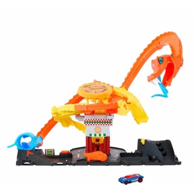 Hot Wheels Pizza Dükkanında Kobra Macerası Oyun Seti HTN81-Hot Wheels Hot Wheels Pizza Dükkanında Kobra Macerası Oyun Seti HTN81-Hot Wheels