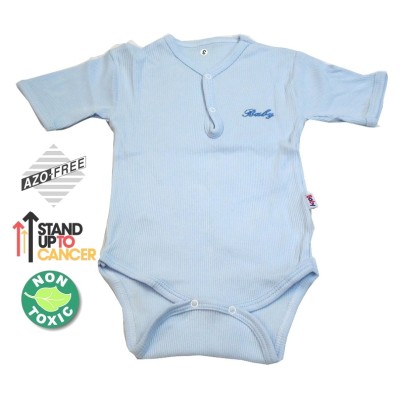 Sema Baby Yarım Kol Kaşkorse Badi (Body) - Mavi 0-6 Ay-Sema Baby Sema Baby Yarım Kol Kaşkorse Badi (Body) - Mavi 0-6 Ay-Sema Baby