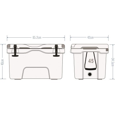 Icepeak Aden Buzluk 45 Litre-Icepeak