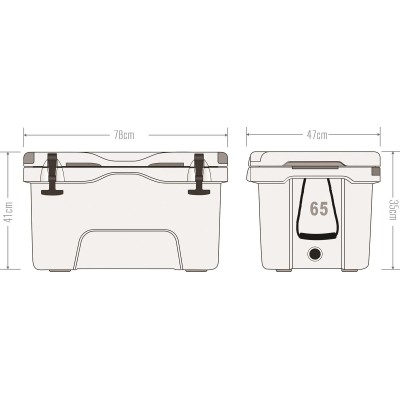 Icepeak Aden Plus Buzluk 65 Litre-Icepeak