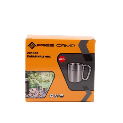 FreeCamp Karabinalı Mug-FreeCamp