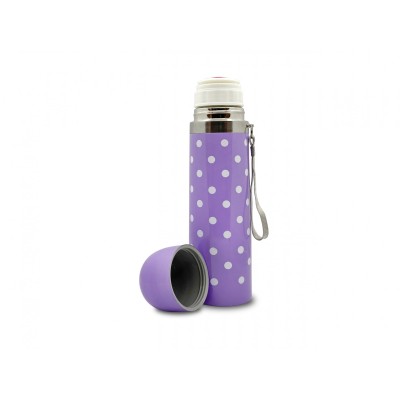 Sema Baby Puantiyeli Bebek Termosu 500 ml - Mor-Sema Baby Sema Baby Puantiyeli Bebek Termosu 500 ml - Mor-Sema Baby