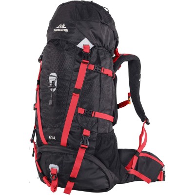 QuickUP Hiking Sırt Çantası 65 Litre-SİYAH-Quick Up