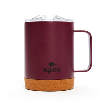 Igloo Cork Mug 350ml-BORDO-Igloo