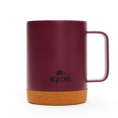 Igloo Cork Mug 350ml-BORDO-Igloo