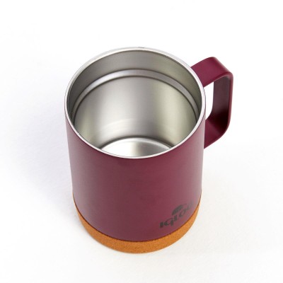 Igloo Cork Mug 350ml-BORDO-Igloo