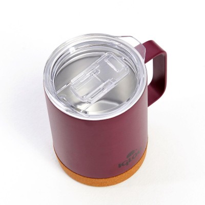 Igloo Cork Mug 350ml-BORDO-Igloo