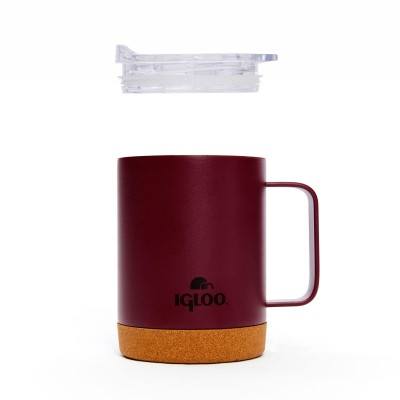 Igloo Cork Mug 350ml-BORDO-Igloo