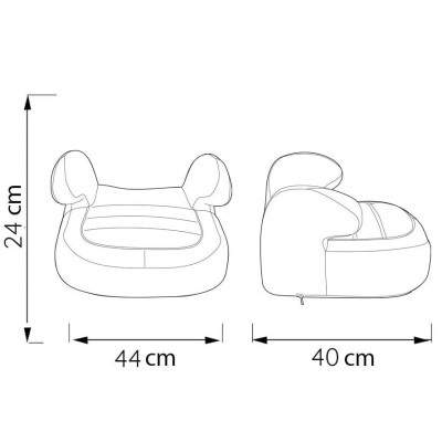 Comfymax Lux 15-36Kg Oto Koltuğu Yükseltici - Coco-Comfymax