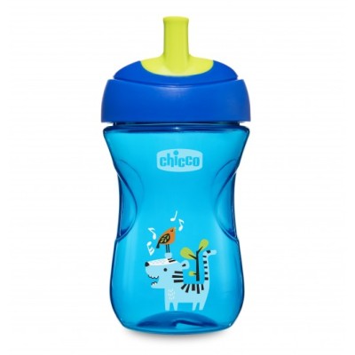 Chicco Pipetli Eğitim Bardağı 12+ Erkek-Chicco