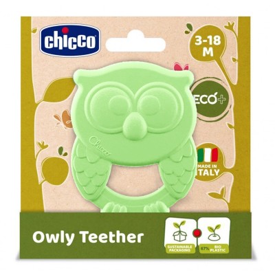 Chıcco Owly Diş Kaşıyıcı 3-18 Ay - Yeşil-Chicco