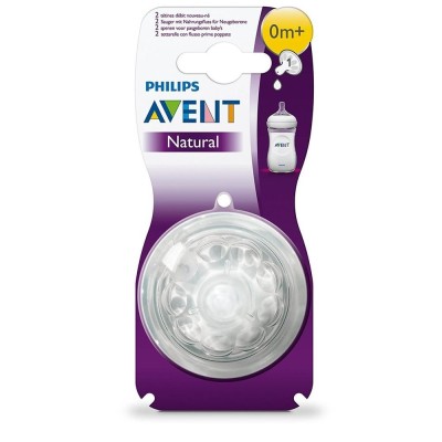 Philips Avent Natural Biberon Emziği Yenidoğan 0 Ay+ 2li SCF631/27-Philips Avent