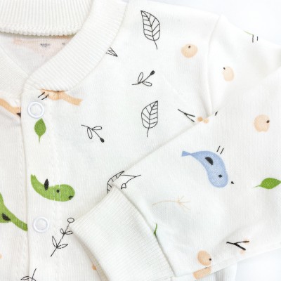 Sema Baby Happy Birds Bebek Pijama Takımı 0-3 Ay-Sema Baby