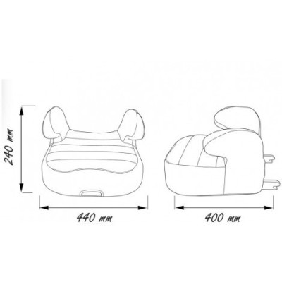 Comfymax Dream 15-36kg Yükseltici / Oto koltuğu - Carmin-Comfymax