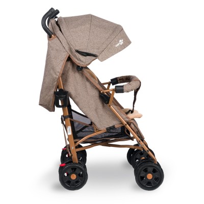 Comfymax Tam Yatar Baston Bebek Arabası – Wood Brown-Comfymax