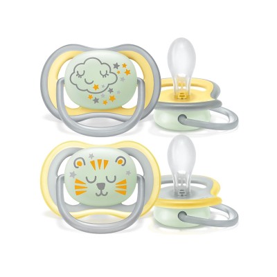 Philips Avent Ultra Air Nighttime Karanlıkta Parlar Gece Emziği +18 Ay-Philips Avent