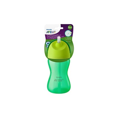 Philips Avent Pipetli Bardak +12 Ay 300 ml - Yeşil-Philips Avent