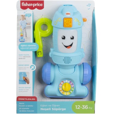 Fisher Price Eğlen ve Öğren Serisinden Türkçe Konuşan Neşeli Süpürge-Fisher Price