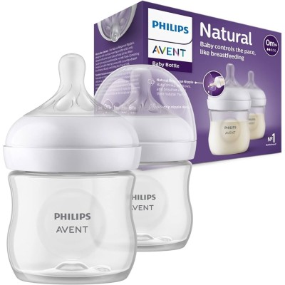 Philips Avent Natural Response PP 2'li Biberon Seti, 0+ Ay 125ml SYC900/02-Philips Avent